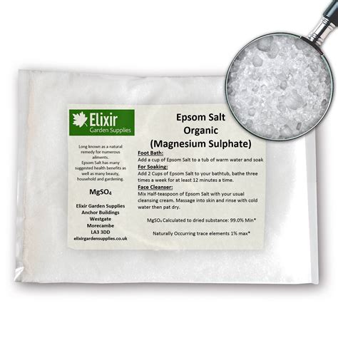 One of the most common uses for epsom salt is to treat body aches. Garden Grade Epsom Salts | Fasci Garden