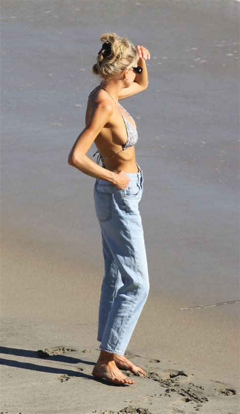 Charlotte Mckinney In Bikini Top On The Beach In Los Angeles 07192020 Hawtcelebs
