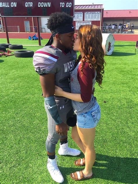 a kiss before the game football couples football relationship goals football relationship