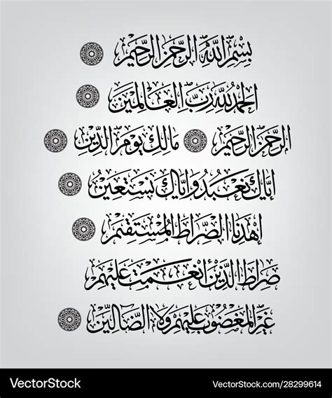 Surah Al Fatihah