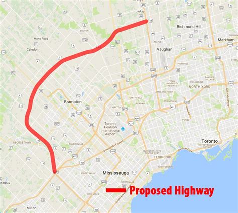 Proposed 413 Highway Brampton Wards 1 And 5