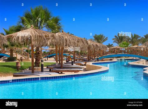 Swimming Pool At Hilton Long Beach Resort Hotel In Hurghada Egypt