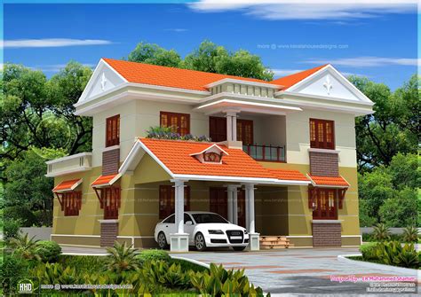 Beautiful Kerala Villa Exterior In Sq Feet Kerala Home Design