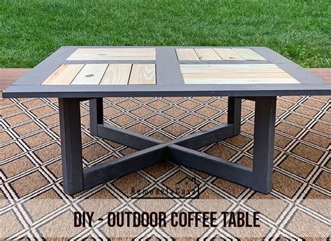 DIY Outdoor Coffee Table