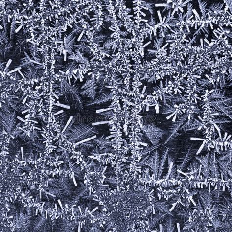 Ice Crystals Pattern Texture Closeup Stock Photo Image Of Closeups