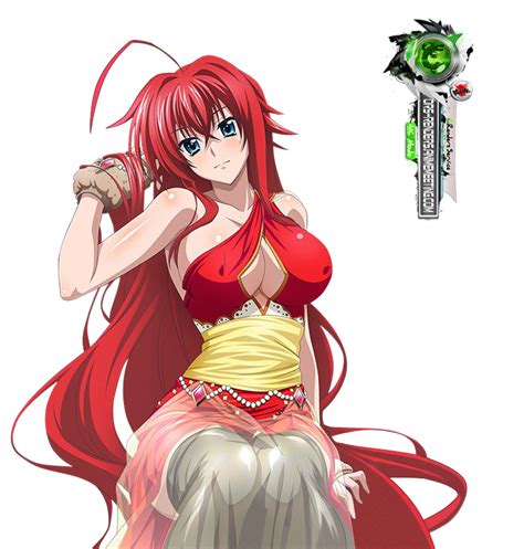 Highbabe DxD Rias Gremory Sexy Cute Arabian Dress Render ORS Anime Renders
