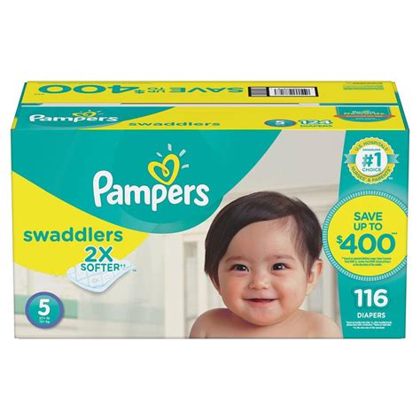 Pampers Swaddlers Diapers Size 5 116 Count Monmartt