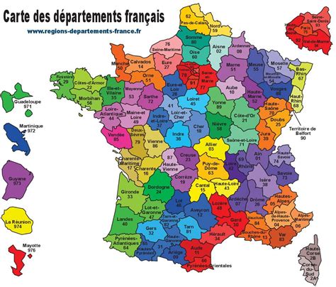 Régions Et Départements Français 2023