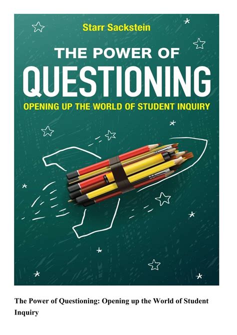 Ppt Read The Power Of Questioning Opening Up The World Of Student