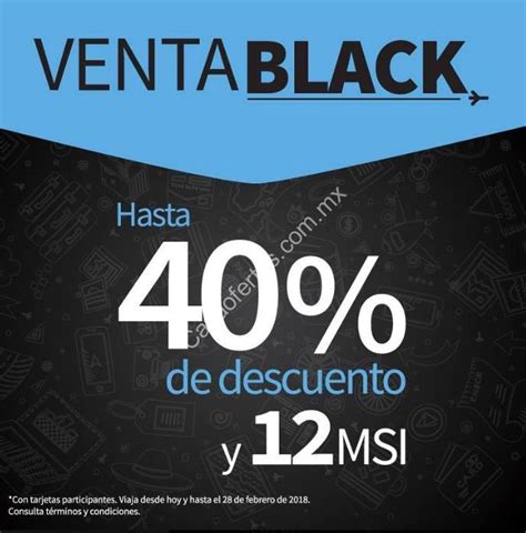 Promociones Interjet Black Friday 2017 Hasta 40 De Descuento Y 12 Msi