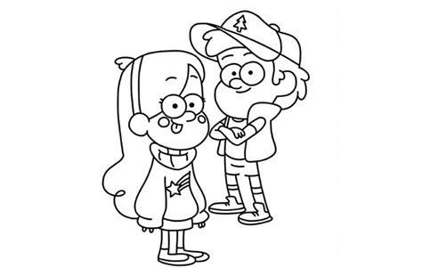 Los Mejores Dibujos De Gravity Falls Para Colorear