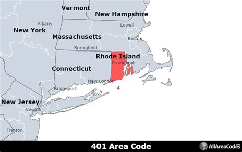 401 Area Code Location Map Time Zone And Phone Lookup