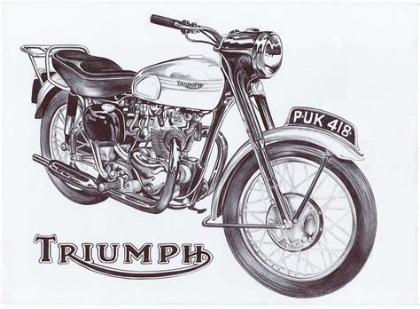 Triumph Motorcycle By Rutic On Deviantart