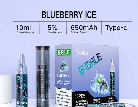 Yuoto Bubble 4000puffs 650 Mah 10ml Rechargeable Disposable Vape