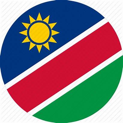 Flag Namibia Flags Circle Round Country National