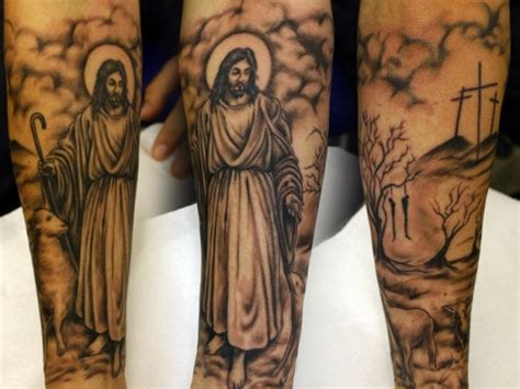 Tattoo on his right forearm. 55+ Best Jesus Christ Tattoo Designs & Meanings - Find Your Way (2019)