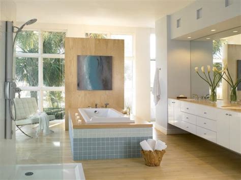 Plan a clear floor space of at least 30 inches from the front edge of all fixtures (lavatory, toilet, bidet, tub, and shower) to any opposite bath fixture, wall, or obstacle. Remodeling Tips for the Master Bath | DIY