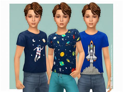 Space T Shirt By Lillka At Tsr Sims 4 Updates