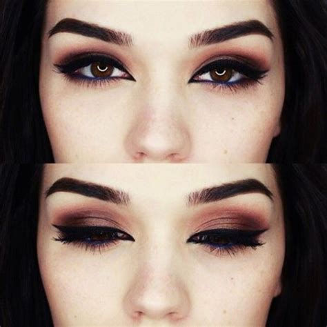 make up eyeliner dark brown purpel eye makeup plum wheretoget