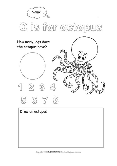 Ocean Tracing Worksheets Octopus The Keeper Of The Memories Octopus Coloring Pages Preschool