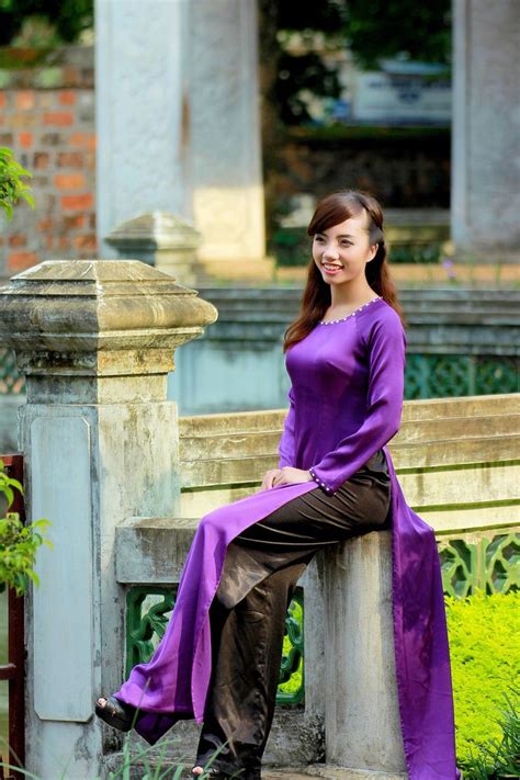 Beauty Ao Dai Vietnamese Dress Vietnamese Traditional Dress