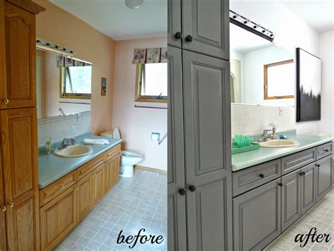 Instead, i plan to paint them white, which is a project for this spring. Gel Stain Oak Cabinets Before And After Grey | www.resnooze.com
