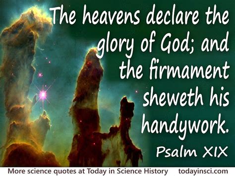 Bible Quote The Heavens Declare The Glory Of God Large Image 800 X 600 Px