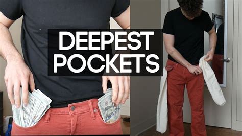 I Made The Pants With The Deepest Pockets In The World Youtube