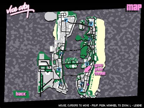 Gta Vice City Map Of Missions