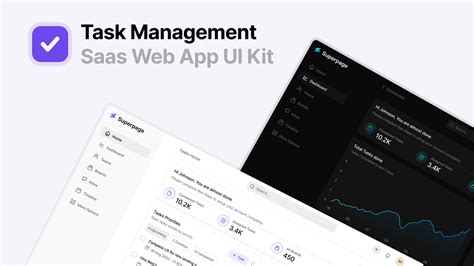 Saasify Task Management UI Kit Preview Figma