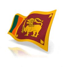 Sri Lanka National Flag Animation