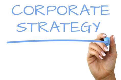 Corporate Strategy - Handwriting image
