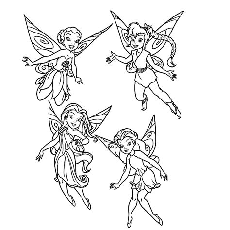 Disney easter coloring pages tinkerbell. Leuk voor kids - Tinkerbell