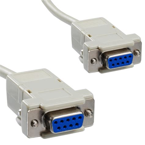 Nm 220 Null Modem Cable Db9 Female To Db9 Female 6 Ft