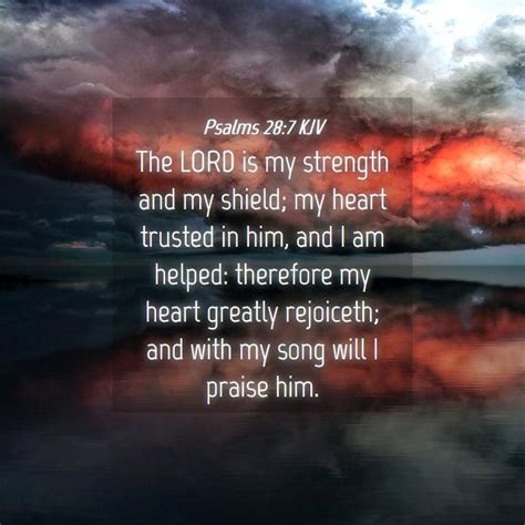 The Lord Is My Strength Kjv Saifmahroush