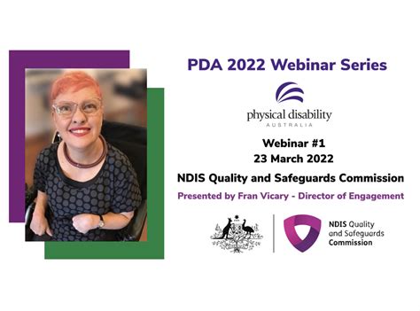 Pdas 2022 Webinar Series Ndis Quality And Safeguards Commission Is