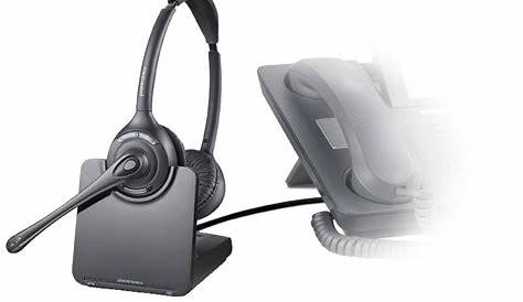 Plantronics CS520 Binaural Wireless Headset System | Telephones