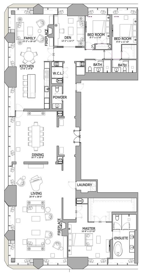 The One Condos By Mizrahi Penthouse Suites 01 Floorplan 3 Bed And 35 Bath