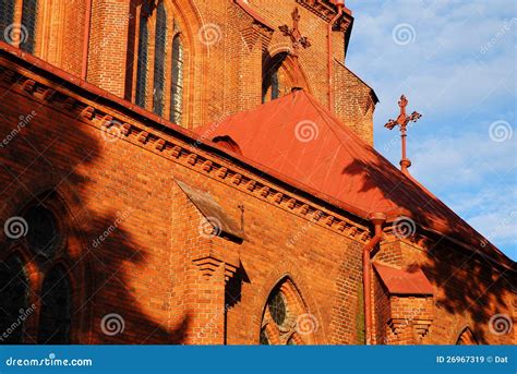 The Cathedral Basilica Of Our Lady Of The Pillar At Sunset Royalty Free