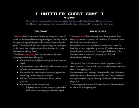 Untitled Ghost Game By Catsket