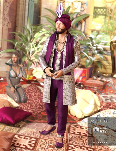 arabian prince outfit textures daz 3d