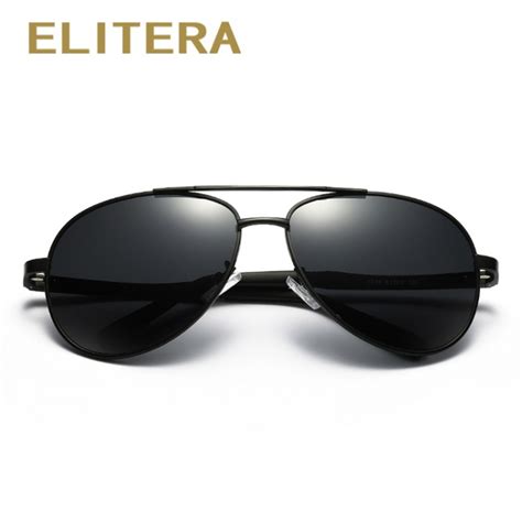 Elitera Brand Design Sunglasses Men Polarized Uv400 Eyes Protect Sports Coating Sun Glasses