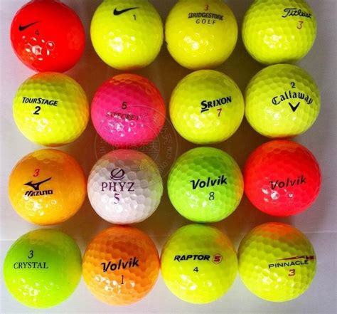 Wholesale Over 200 Used Golf Balls Colored Balls For Each Game