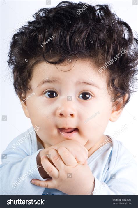 It is a clean and simple haircut that fits well in every occasion. Cute Baby Boy Long Hair Stock Photo 23028619 - Shutterstock