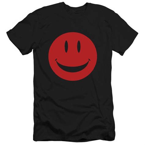 Smiley Face Printing Fashion Design T Shirt Men Brand Clothing New