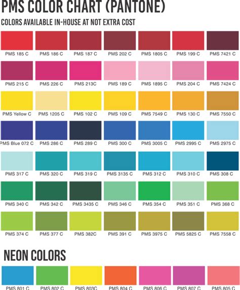 Pantone Color Chart Thatoneshop