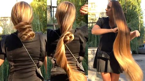 Realrapunzels Blonde Rapunzel Hair In The Street Preview Youtube