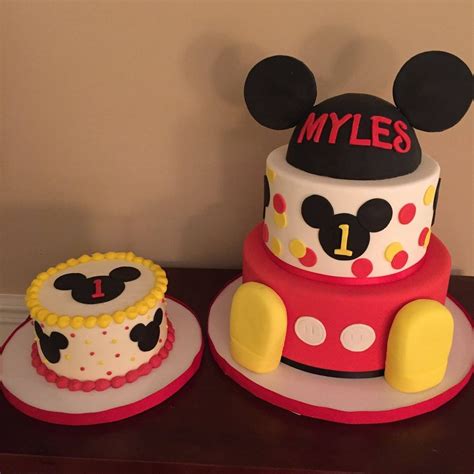 Mickey Mouse 1st Birthday Cake