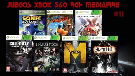 Juegos Xbox 360 Rgh Español Mediafire Pack 11 Youtube