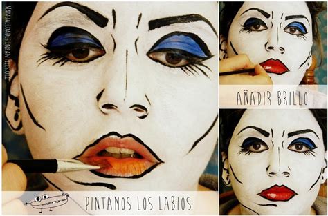 Maquillaje de cómic Maquillajes de Carnaval originales Maquillaje de comic Maquillaje de